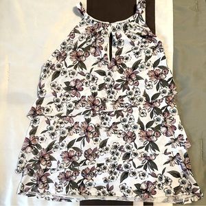 WHBM Petite Keyhole Layered Tank